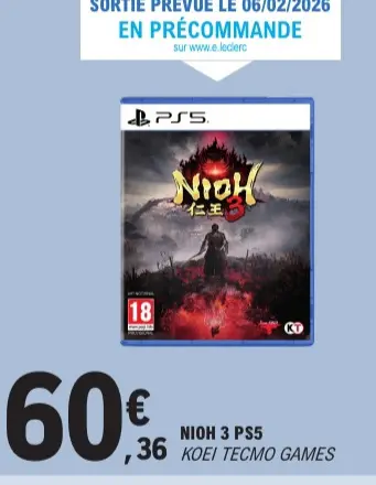 Promotie: Nioh 3 ps5