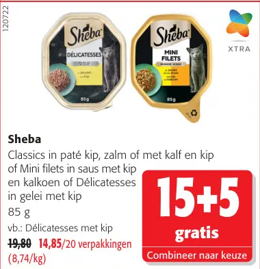 Promotie: Classics in paté kip, zalm of met kalf en kip of Mini filets in saus met kip en kalkoen of Délicatesses in gelei met kip