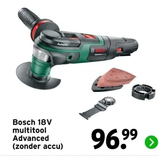 Aanbieding: 18V multitool Advanced