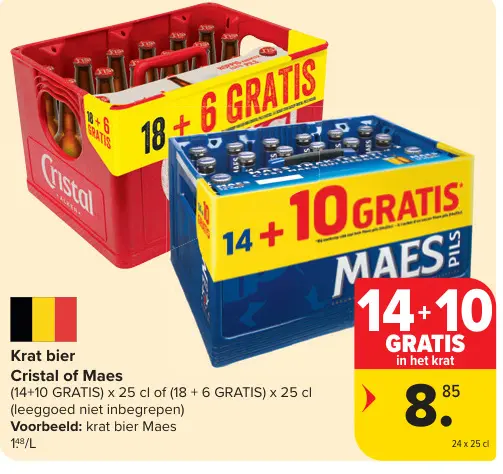 Promotie: Krat bier