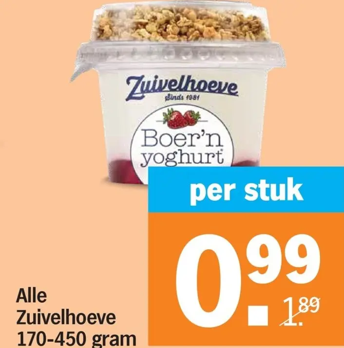 Aanbieding: Boer'n yoghurt