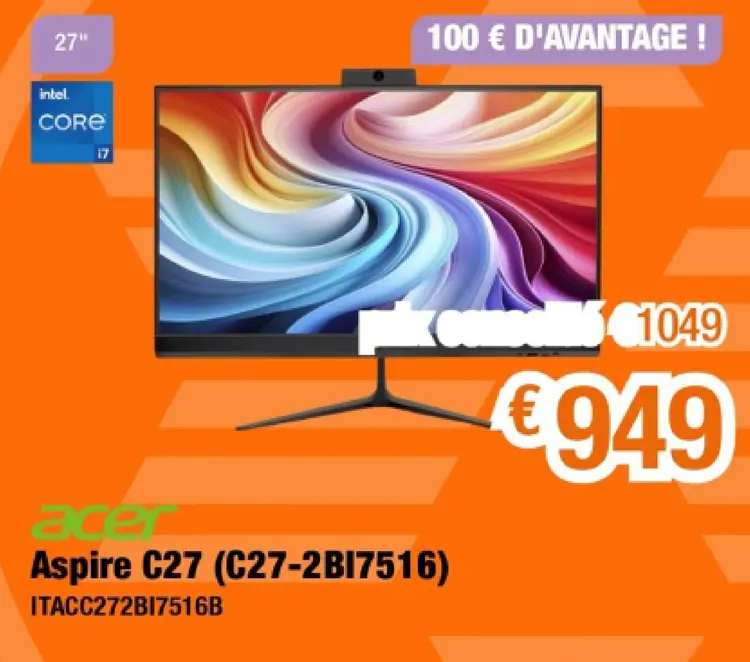 Offre: Aspire C27