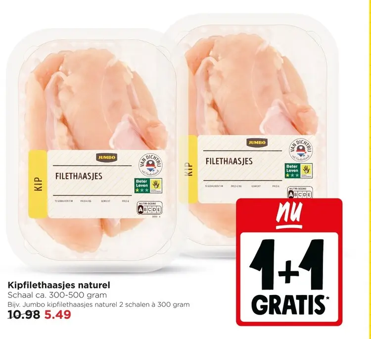 Aanbieding: Kipfilethaasjes naturel