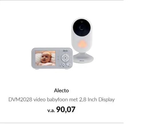 Aanbieding: DVM2028 video babyfoon
