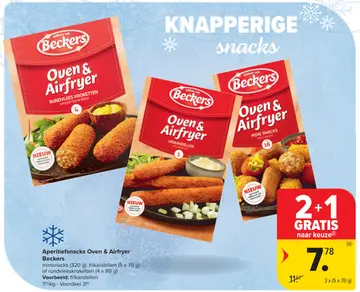 Aanbieding: Aperitiefsnacks Oven & Airfryer