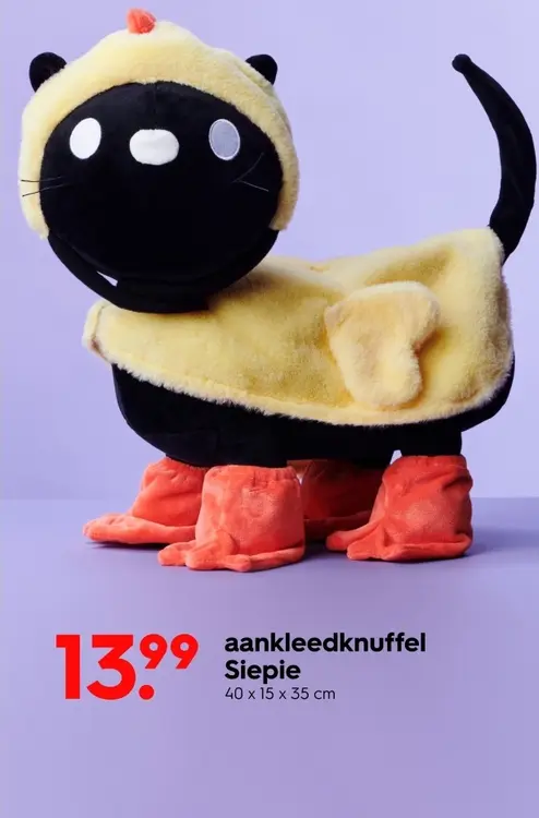 Aanbieding: aankleedknuffel Siepie