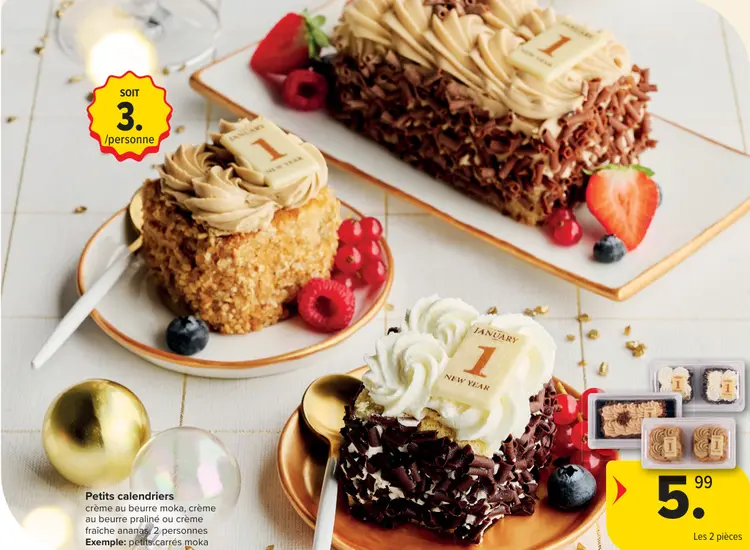 Offre: Petits calendriers