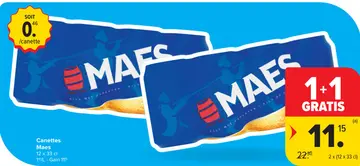 Offre: Canettes Maes