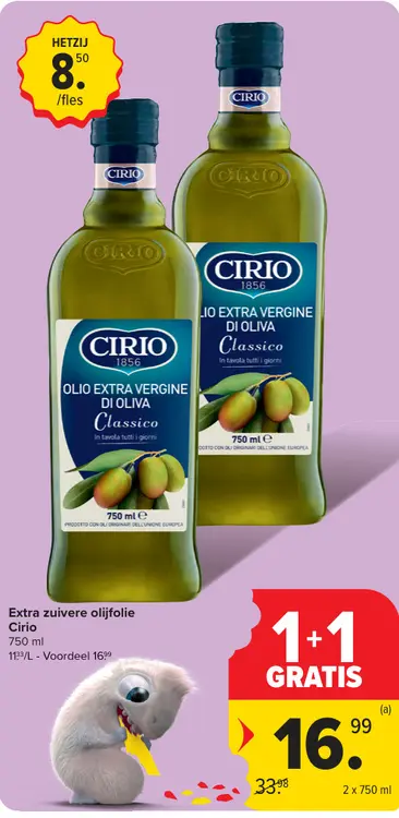 Promotie: Extra zuivere olijfolie