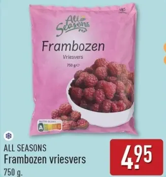 Aanbieding: Frambozen vriesvers
