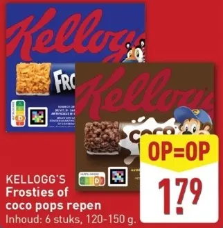 Aanbieding: Frosties of coco pops repen