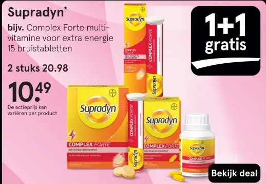 Aanbieding: Supradyn Complex Forte multivitamine