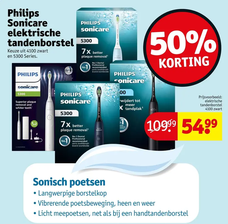 Aanbieding: Sonicare elektrische tandenborstel
