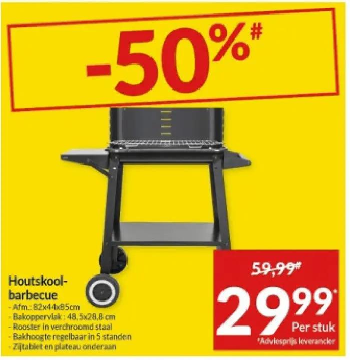 Promotie: Houtskool-barbecue