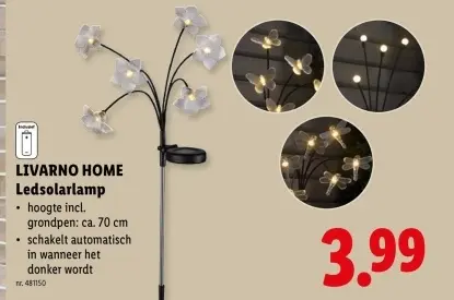 Promotie: Ledsolarlamp