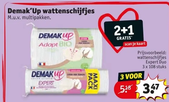 Aanbieding: Wattenschijfjes