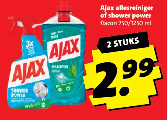 Aanbieding: allesreiniger of shower power