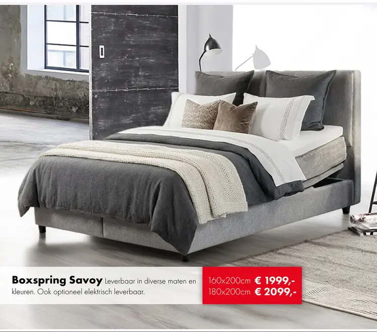 Promotie: Boxspring Savoy