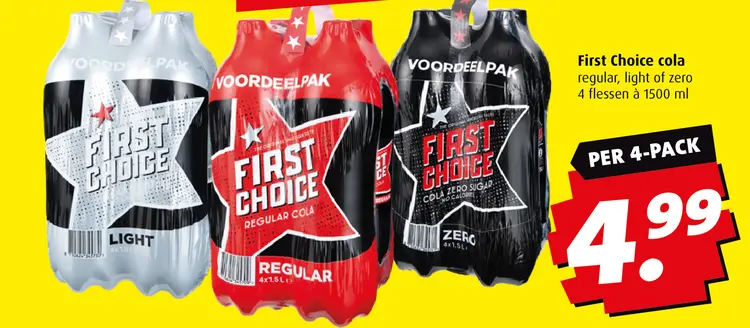 Aanbieding: First Choice cola