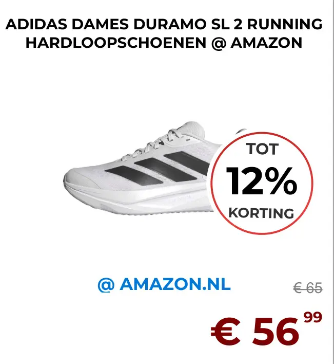 Aanbieding: ADIDAS DAMES DURAMO SL 2 RUNNING HARDLOOPSCHOENEN @ AMAZON