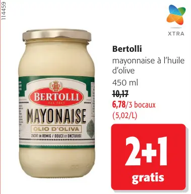 Offre: Mayonnaise à l'huile d'olive