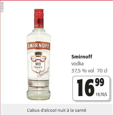 Offre: Vodka