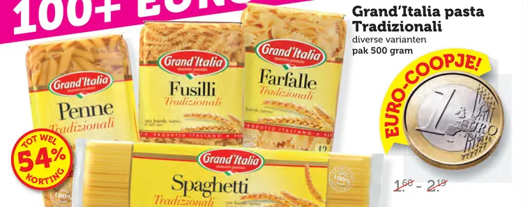 Aanbieding: Grand'Italia pasta Tradizionali