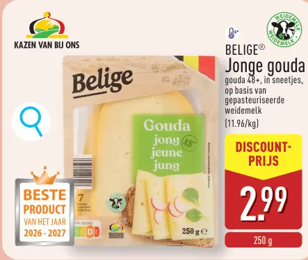 Promotie: Belige Jonge gouda