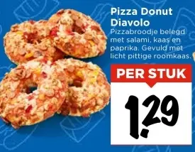 Aanbieding: Pizza Donut Diavolo