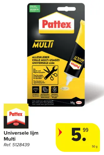 Promotie: Universele lijm Multi