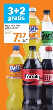 Aanbieding: Coca-Cola, Fanta en Sprite literflessen