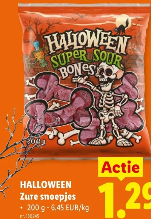 Promotie: Halloween Zure snoepjes