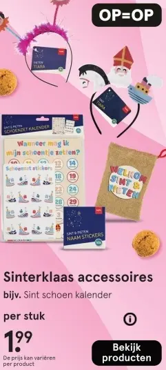 Aanbieding: Sinterklaas accessoires