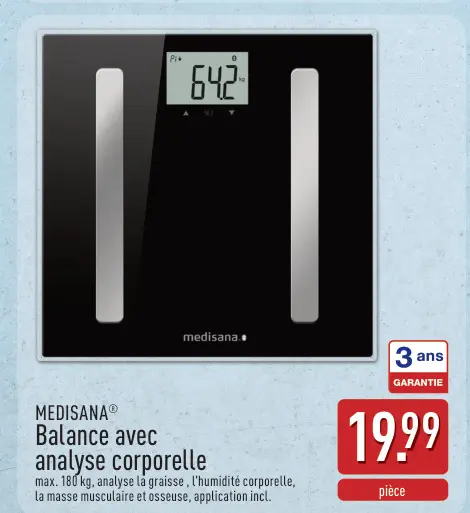 Offre: Balance avec analyse corporelle