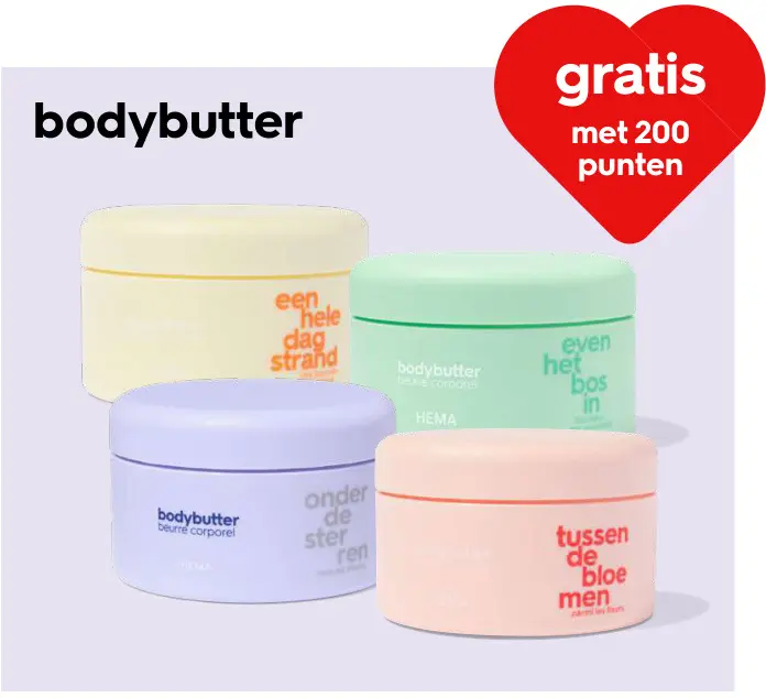Promotie: Bodybutter
