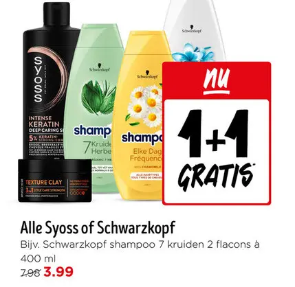 Aanbieding: Syoss of Schwarzkopf