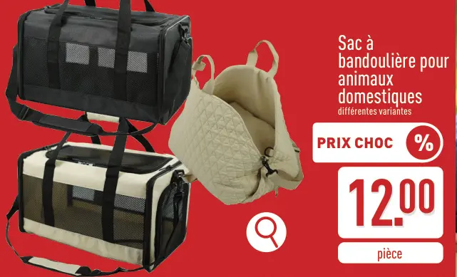Offre: Sac à bandoulière pour animaux domestiques