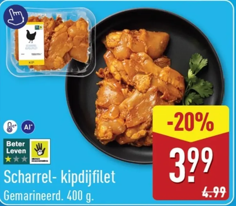 Aanbieding: Scharrel- kipdijfilet