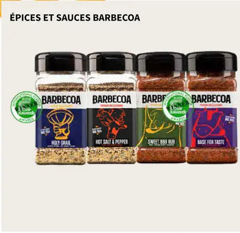 Offre: Épices et sauces BARBECOA