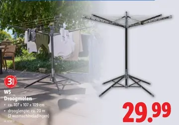 Aanbieding: W5 Droogmolen