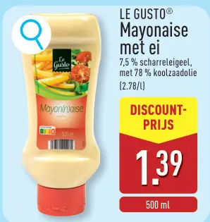 Promotie: Mayonaise met ei