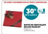 Offre: Boite de chocolats belges HAMLET