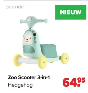 Promotie: Zoo Scooter 3-in-1