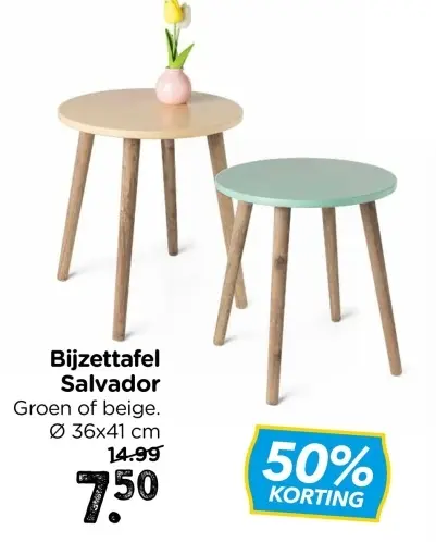 Aanbieding: Bijzettafel Salvador