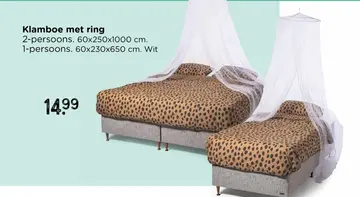 Aanbieding: Klamboe met ring