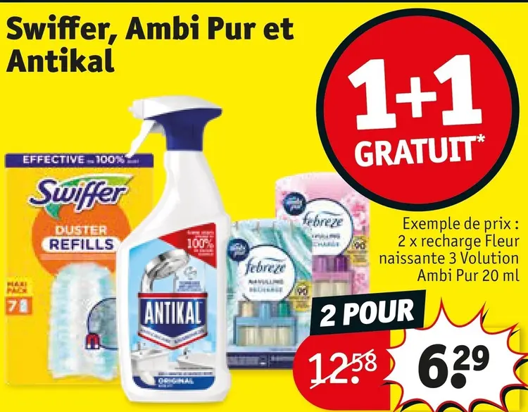 Offre: Swiffer, Ambi Pur et Antikal