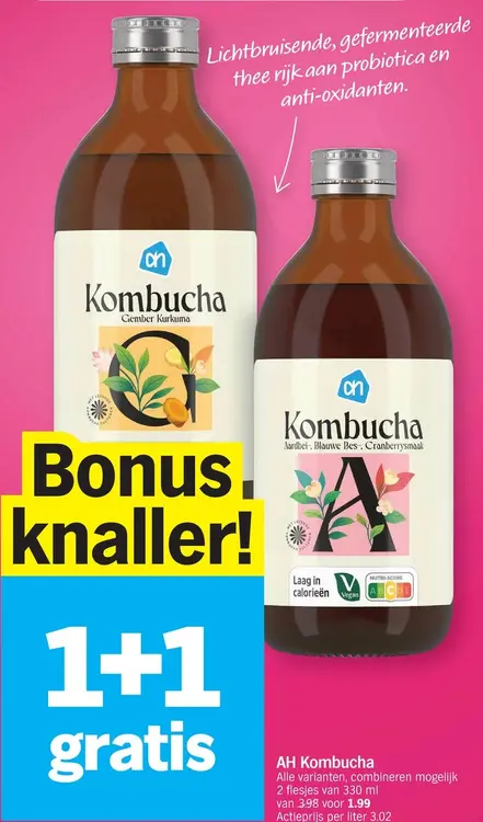 Promotie: Kombucha