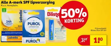 Aanbieding: Alle A-merk SPF lipverzorging