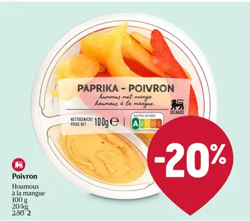 Offre: Poivron Houmous à la mangue