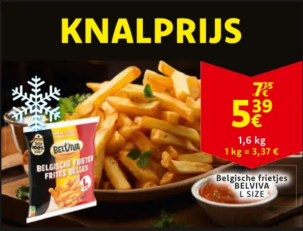 Aanbieding: Belgische frietjes